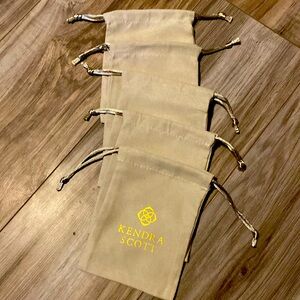 Kendra Scott dust bags set of 5